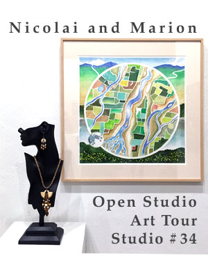 Marion Jewels in Fiber Shows
