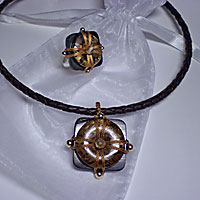 Micro Macrame Neclace and Ring